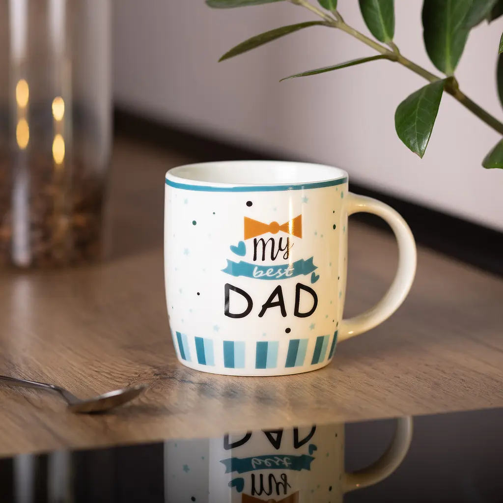 Чашка порцелянова MY BEST DAD 450 мл для тата Liling Rongxiang Ceramic RX-N240278MD - фото 9