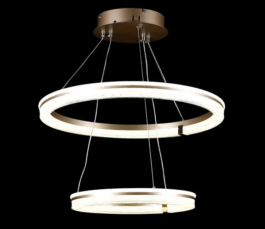 Підвісна світлодіодна люстра Splendid Ray LF9841/2 LED MK CF з кільцевим дизайном і димером - фото 5