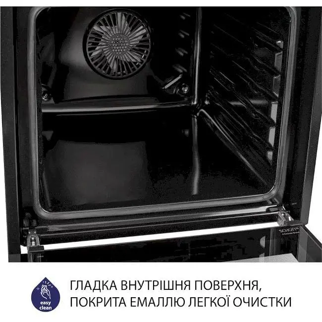 Духова шафа Minola EO 675 Чорне скло - фото 6