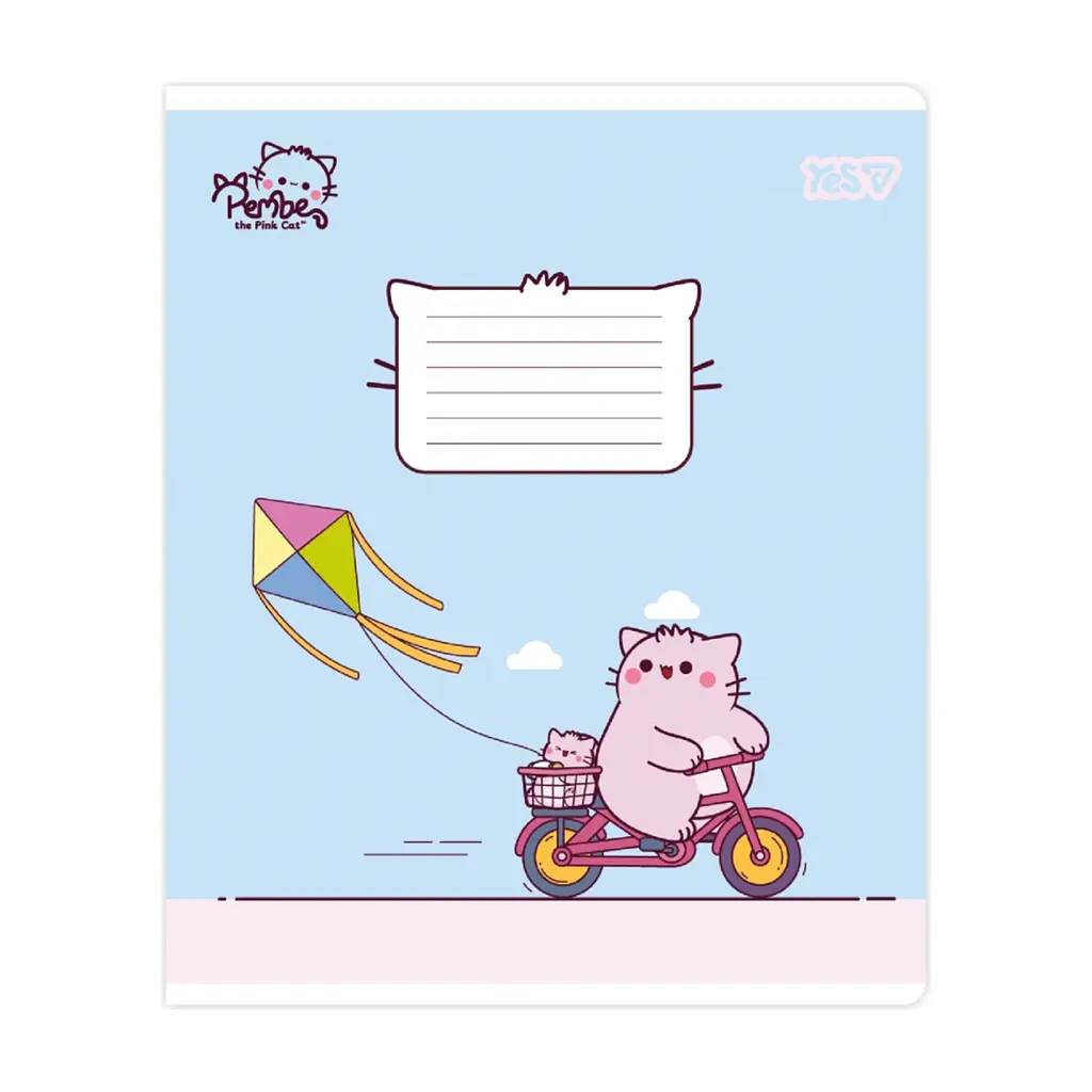 Зошит Yes Pembe the Cat А5 18 аркушів лінія (769046), в асортименті - фото 6
