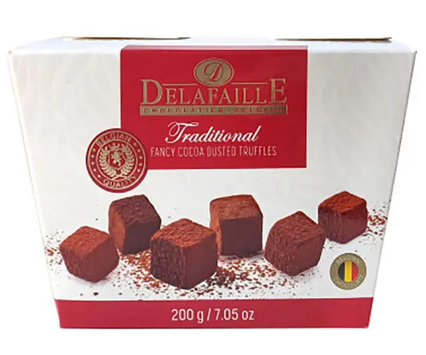 Цукерки трюфель Delafaille Traditional 200г.