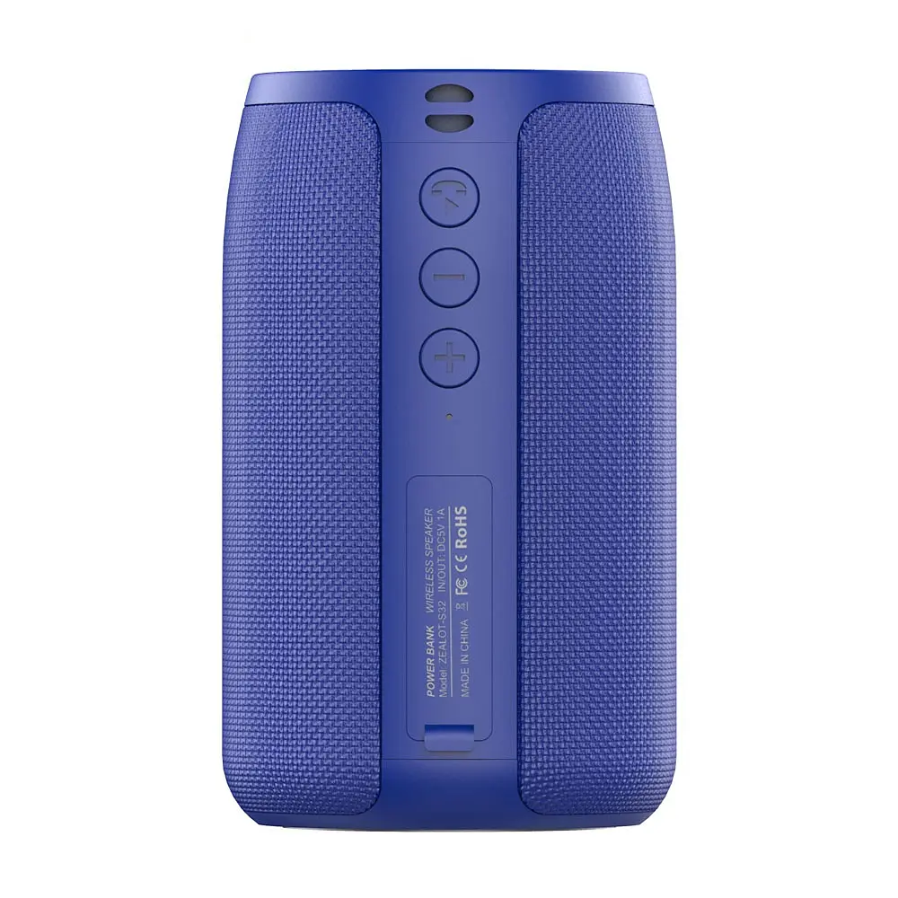 Портативна bluetooth колонка Zealot S32 синій - фото 4