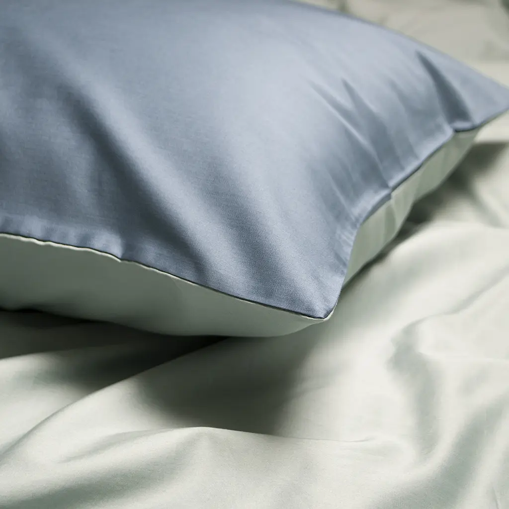 Наволочки сатин premium 300ТС Lotus Home - Florida деним 50x70 (2 шт) - фото 2