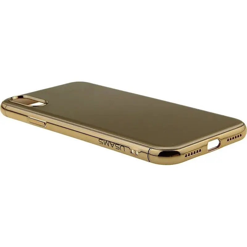 Чохол-накладка Usams Starry Series Apple iPhone X Gold - фото 4