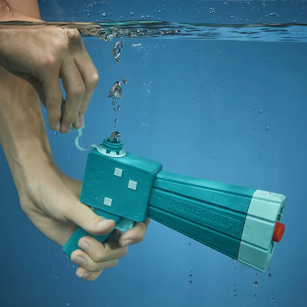 Водний бластер Hasbro Nerf Super Soaker Minecraft Glow Squid (F7600) - фото 4