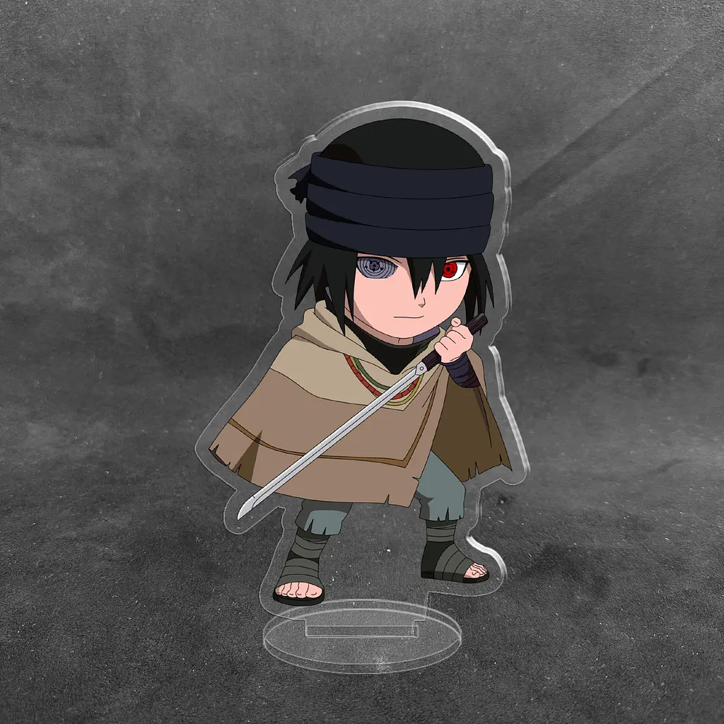 Акрилова колекційна фігурка Аніме: Чібі Chibi Naruto (Наруто) Обіто Учіха 10 см
