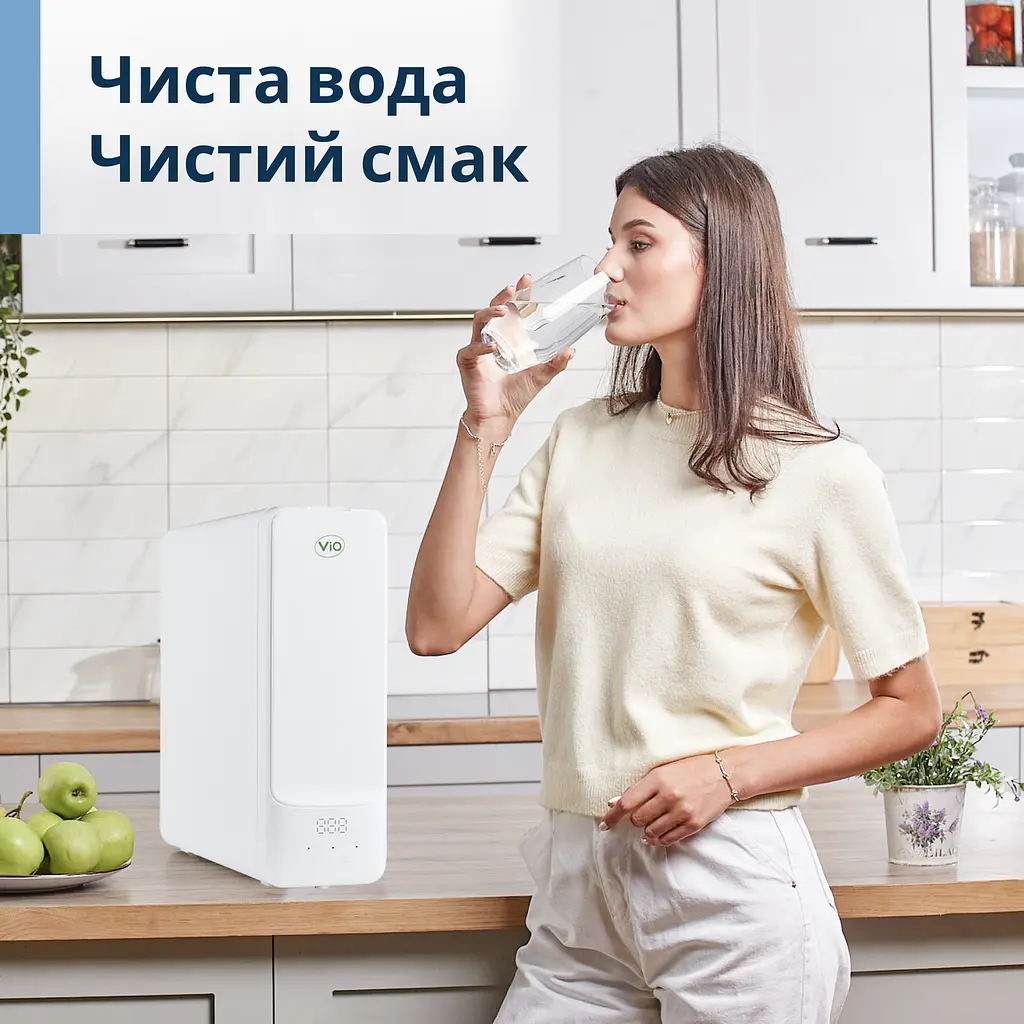 Прямоточний фільтр ViO AW-RB36-1000T, для очищення води із системою зворотного осмосу, 2,6 л/хв - фото 4