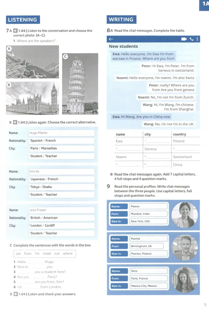 Speak Out A1. Workbook with Key - фото 5