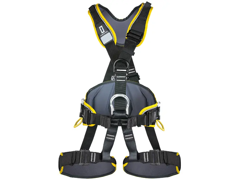 Система страховочная Singing Rock Profi Worker 3D Speed ​​S Черный-Желтый - фото 3