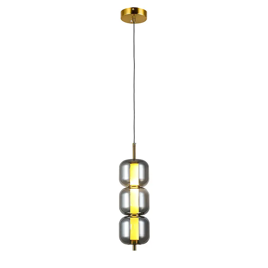 Підвісний світильник LED Levistella 800P3151 (110x300) SM, 5W, Чорний, три режими, сучасний стиль для дому - фото 2