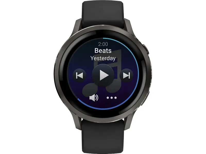 Смарт-годинник Garmin Venu 4 41 mm Slate with Black Silicone Band (010-03013-02) - фото 5