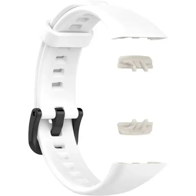 Ремінець DK Silicone Sport Band Classic для Honor Band 6 / 7 (011342) (white) - фото 2