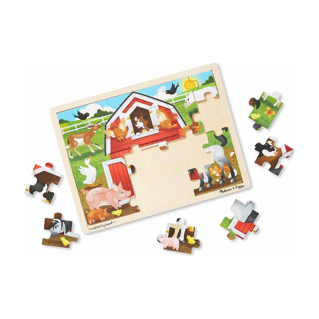 Пазл Melissa&Doug в рамці Ферма, 24 елемента (MD19061) - фото 2