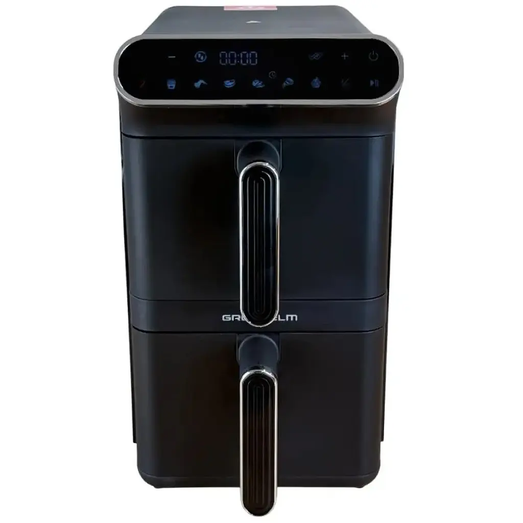 Мультипіч електрична Grunhelm GAF1100D 1500 Вт 11 л чорна (147285) - фото 2