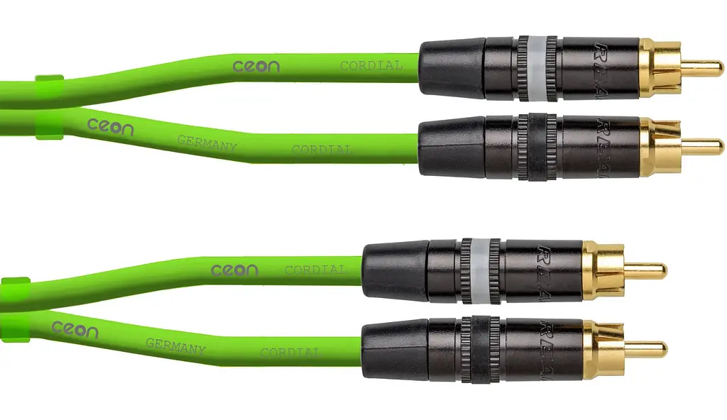 Коммутационный аудио кабель 2xRCA—2xRCA 1.5м Cordial CEON DJ RCA 1,5 G