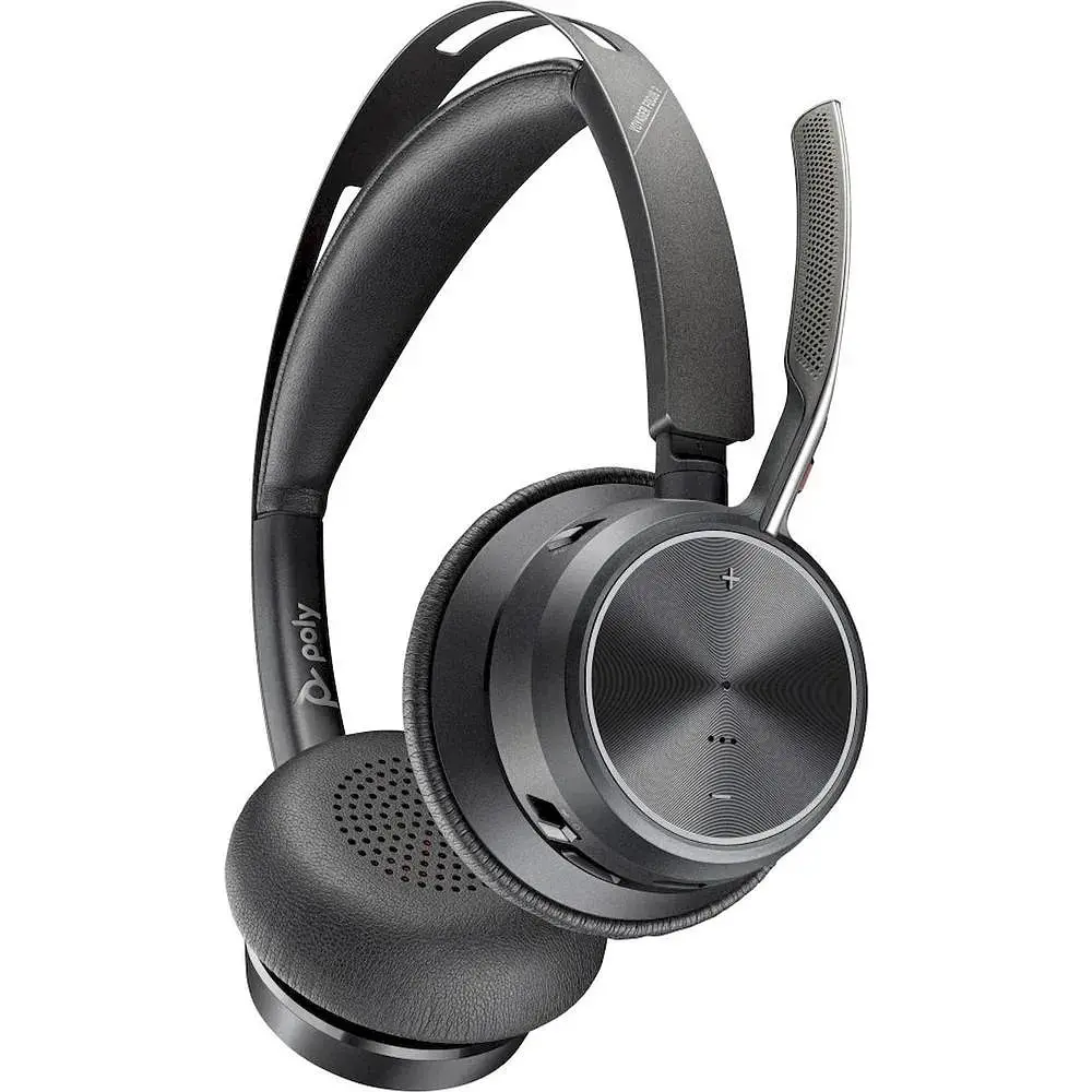 Навушники з мікрофоном POLY Voyager Focus 2 Black (9T9J6AA) - фото 4