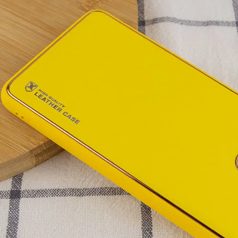 Шкіряний чохол Xshield для Samsung Galaxy M53 5G Жовтий / Yellow - фото 3