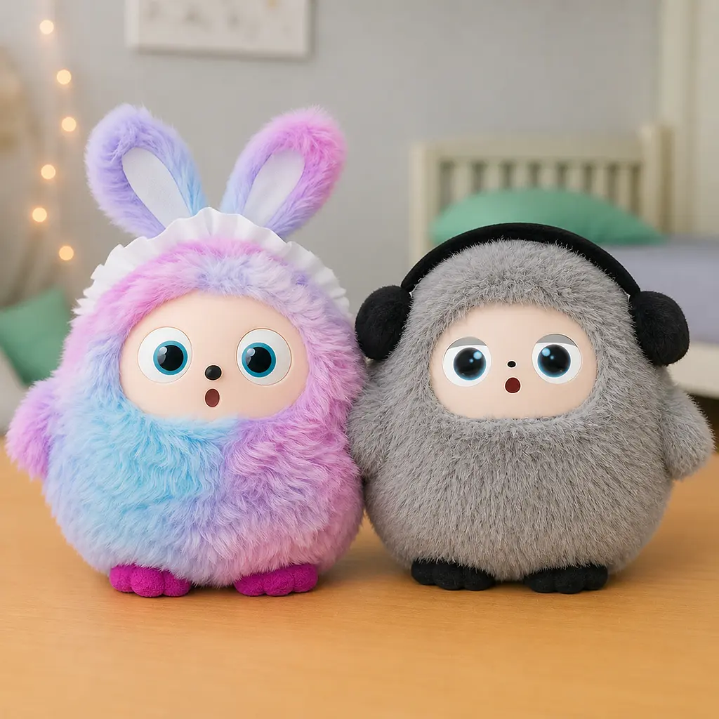 Іграшка зі штучним інтелектом Bobo / Інтерактивна плюшева іграшка BOBO з AI, голосом та LED очима / Розумна іграшка 22х25 см