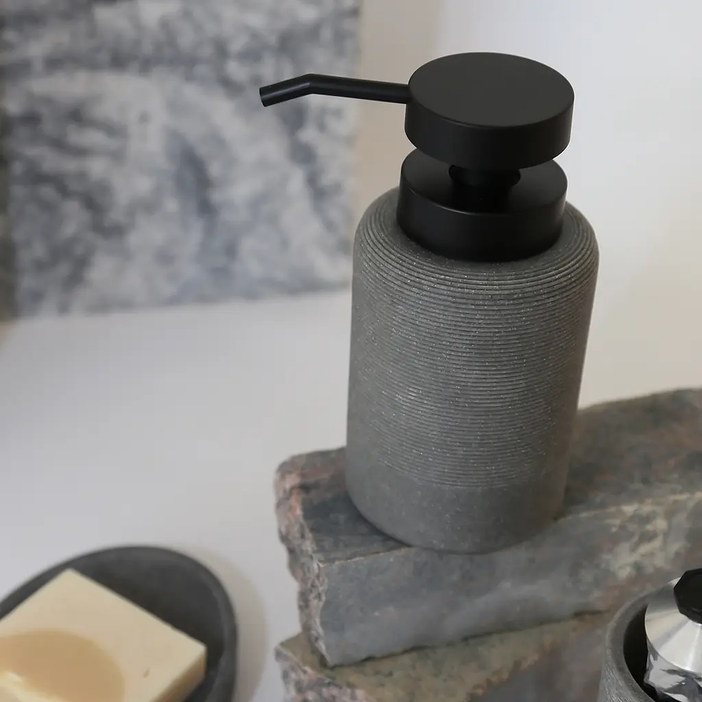 Комплект аксесуарів для санвузла МВМ My Home London сірий (MVM-MH-44 GRAY) - фото 5