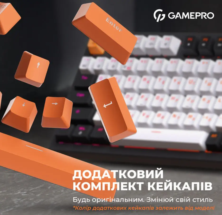 Механічна ігрова клавіатура GamePro GPMK-170 Outemu Red Switch Hot-Swap RGB Black - фото 18