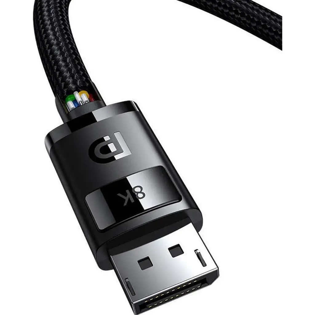 Кабель Baseus High Definition DP 8K to DP 8K 1.5m Black (B00633706111-01) [140342] - фото 4