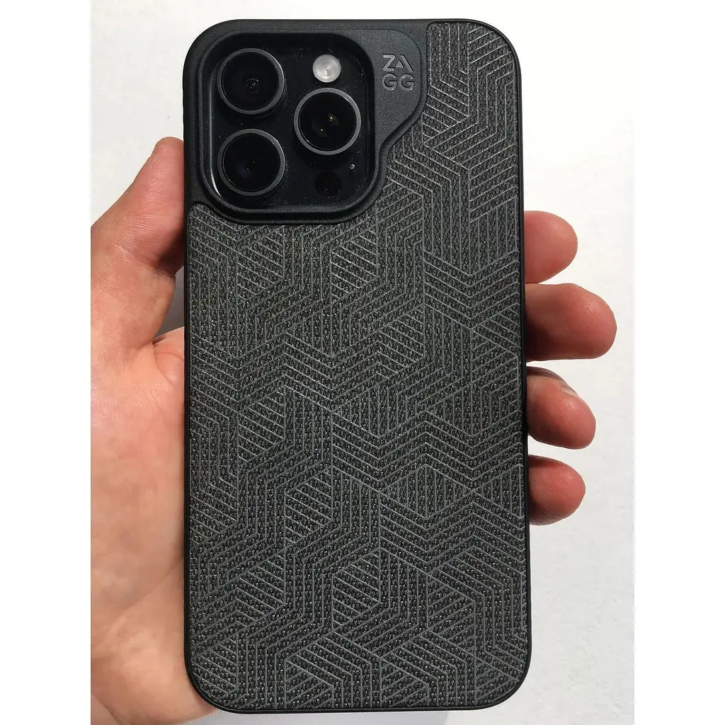 Протиударний чохол Gear4 Zagg London MagSafe для Iphone 15 Pro (6.1") Black Geo 702311753 - фото 2