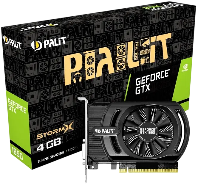 Відеокарта GeForce GTX 1650 4GB Palit StormX (NE51650006G1-1170F) Б/В