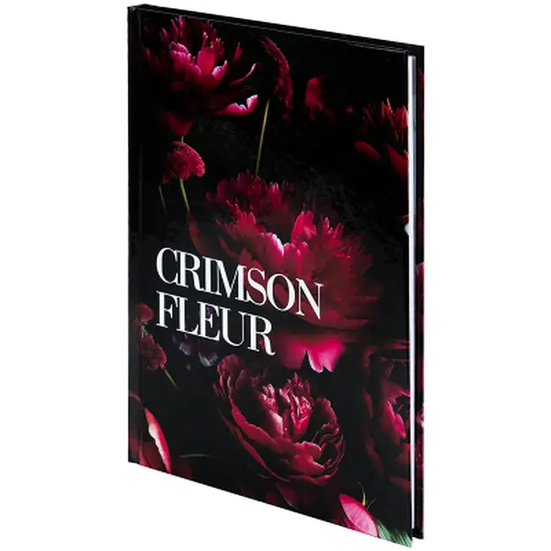 Книга записна Axent Crimson fleur А5, 96 аркушів, клітинка, тверда обкладинка (8459-4-A) - фото 2
