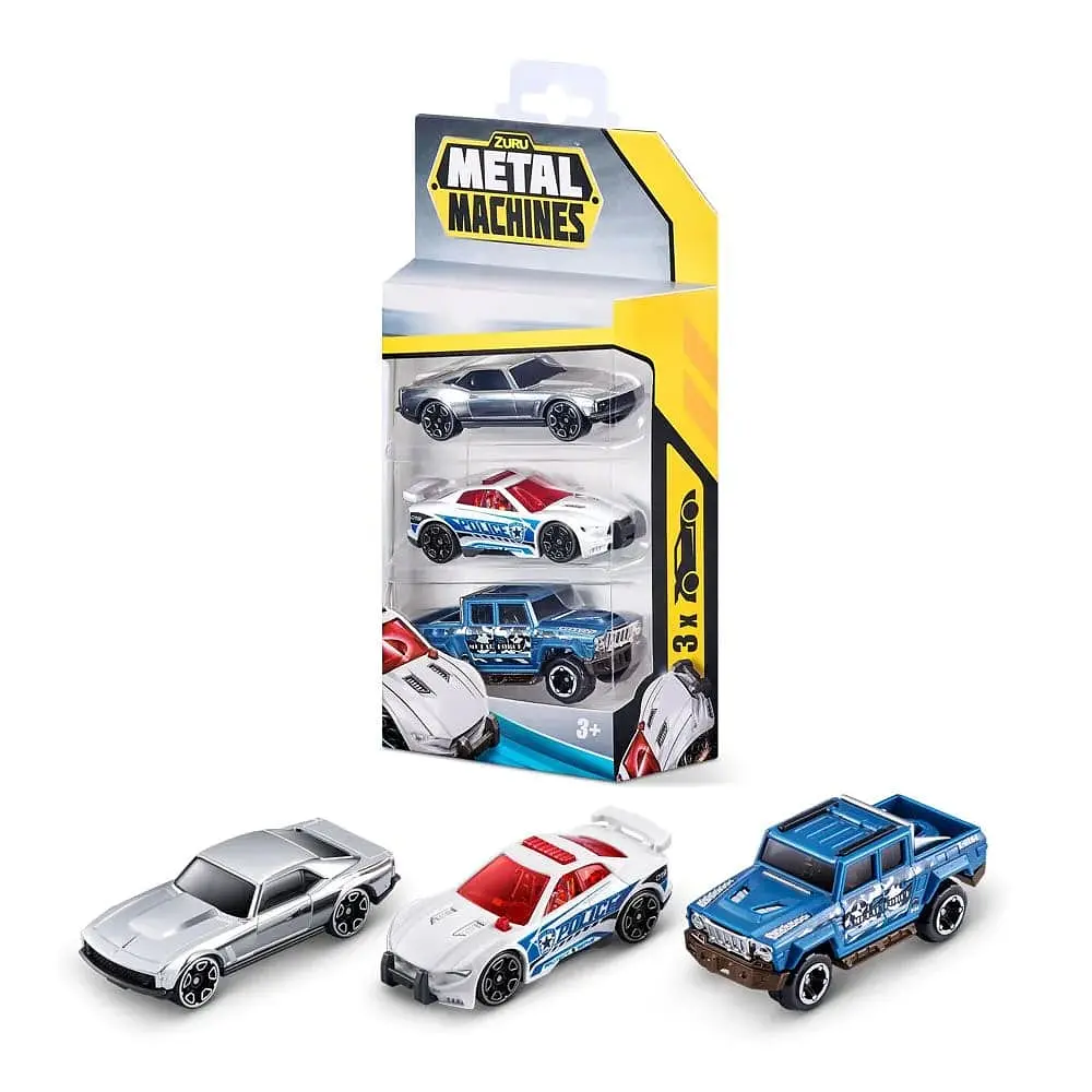 Машинки Zuru Metal Machines Car в ассортименте 3 шт. (6715) - фото 9