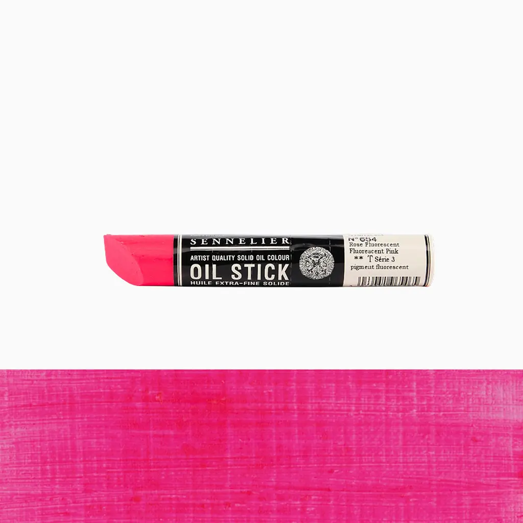 Фарба олійна у формі пастелі Sennelier Oil Stick, 38 мл, S3, Неоновий рожевий (Neon Pink) - фото 2
