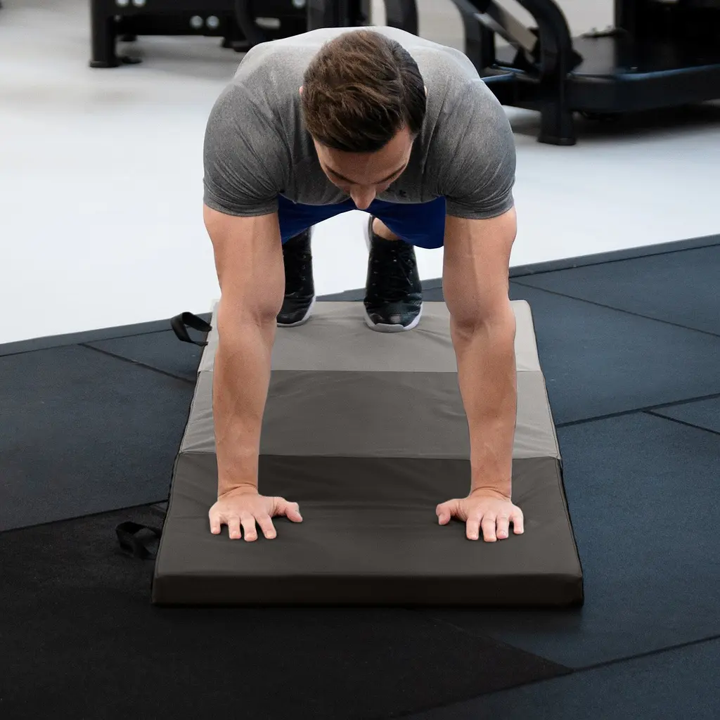 Мат гімнастичний твердий Gymtek 5см сірий - фото 5