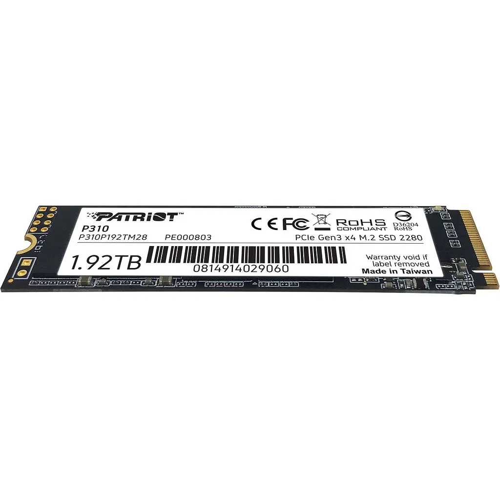SSD накопичувач Patriot P310 1.92TB (P310P192TM28) [151758] - фото 3