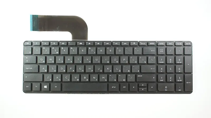 Клавіатура для ноутбука HP (Pavilion: 15-P, 15Z-P, 17-F) rus, black, без фрейма - фото 2