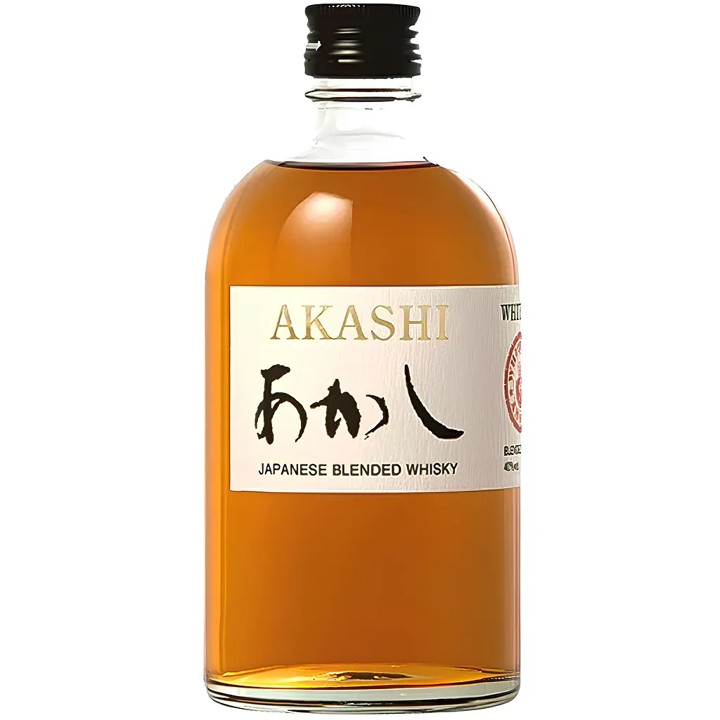 Виски Akashi White Oak Japanese Blended Whisky 40% 0.5 л в подарочной коробке - фото 2