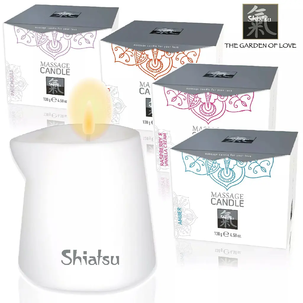 Масажна свічка Hot Shiatsu Massage Candle Amber, 130 г - фото 5