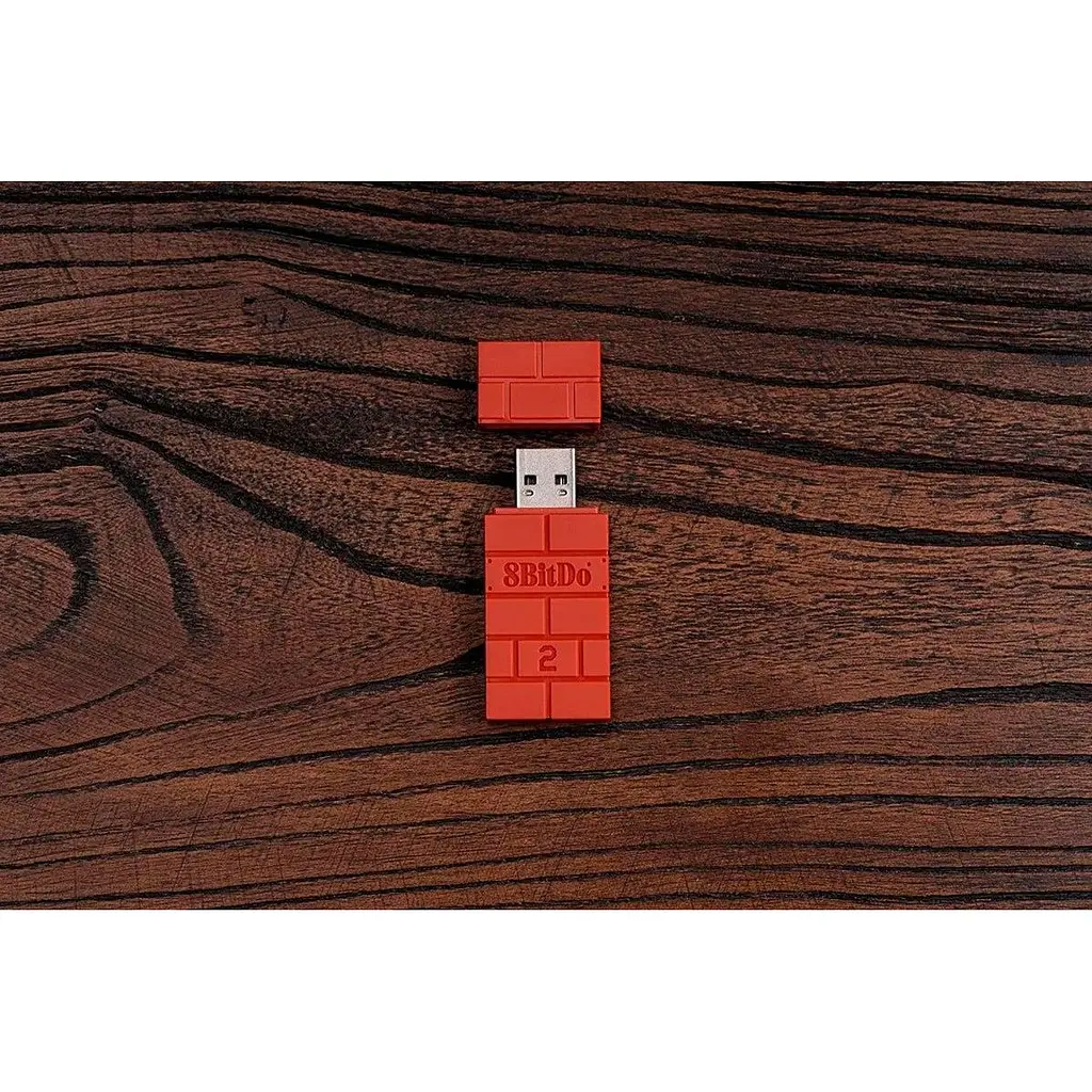 USB адаптер 8BitDo USB Wireless Adapter 2 для Switch/Android/Windows/macOS Brown [90212] - фото 4
