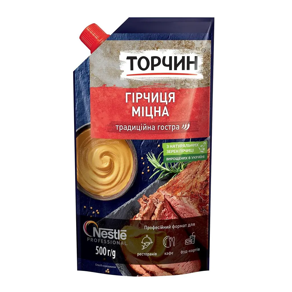 Гірчиця Торчин Міцна гостра 500 г