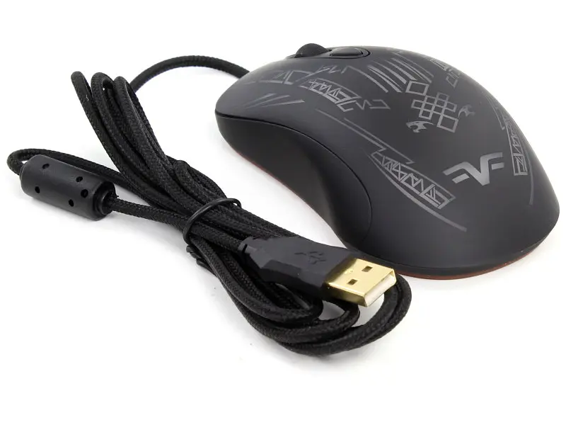 Миша Frime Black Panther USB Black (FMP18100) - фото 2