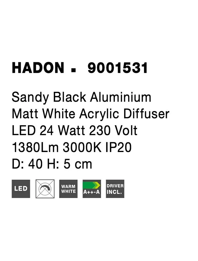 Світильник Nova Luce Hadon 9001531 - фото 7