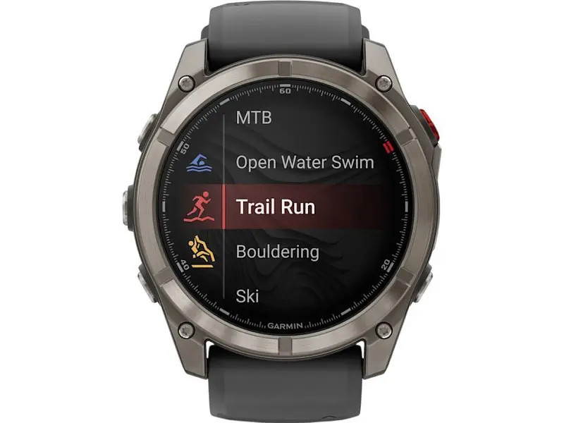 Смарт-годинник Garmin Fenix 8 Pro 51 mm AMOLED Titanium with Graphite/Black Silicone Band (010-03199-10/11) - фото 3