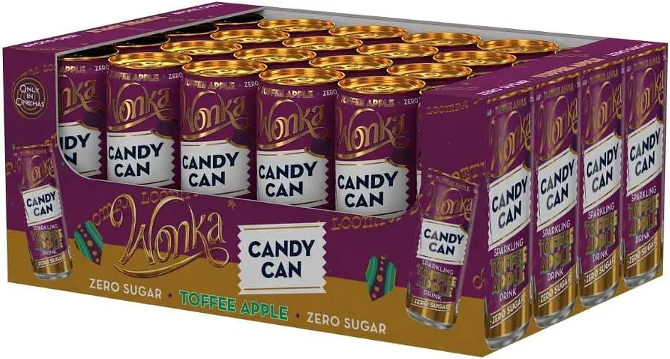Напій Candy Can Wonka лімітована колекція зі смаком карамельного яблука без цукру 330 мл - фото 6