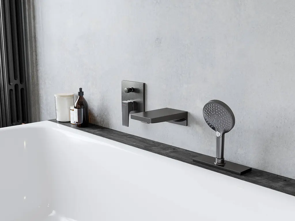 Ручний душ Hansgrohe Raindance Select S 120 3jet EcoSmart brushed black chrome 26531340 - фото 2