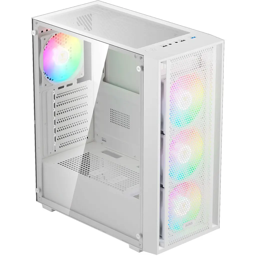 Корпус GAMDIAS AURA GC2 ELITE WH ARGB White (4711514500622) - фото 4