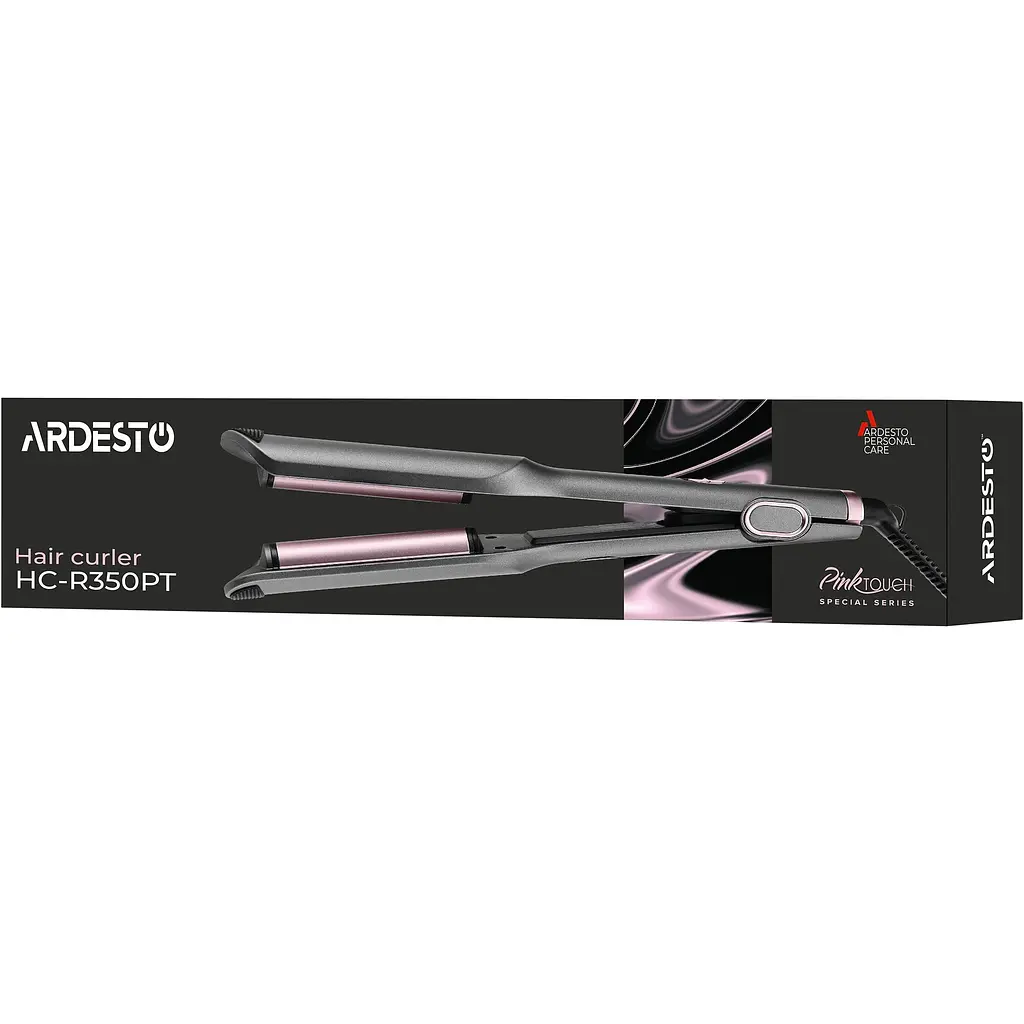 Плойка для завивки волосся Ardesto Pink Touch сіро-рожевий 55 Вт (HC-R350PT) - фото 11