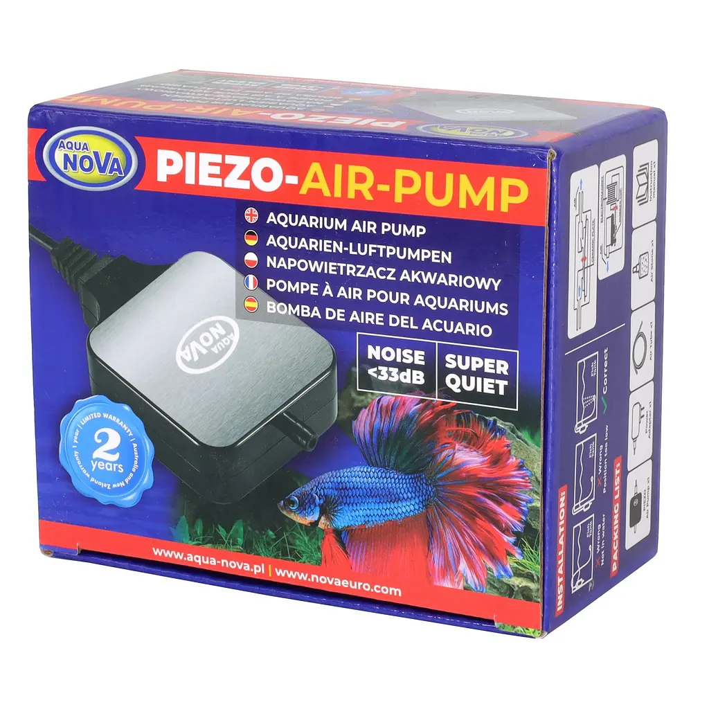 Компресор супертихий Aqua Nova NA-PIEZO-AIR-36 36 л/г - фото 2
