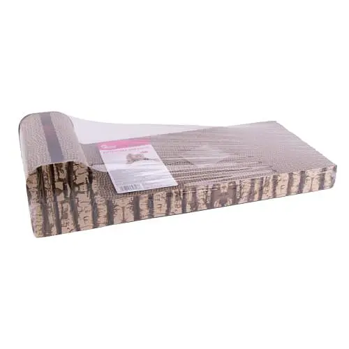 Когтеточка Eastland Лежак с кошачьей мятой для кошек 52x21x12 cм бумага - фото 3