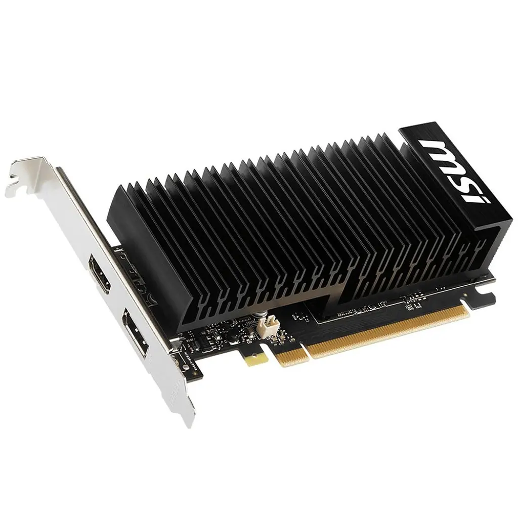 Видеокарта MSI GeForce GT1030 2Gb Silent OC (GT 1030 2GHD4 LP OC) Б/У - фото 2