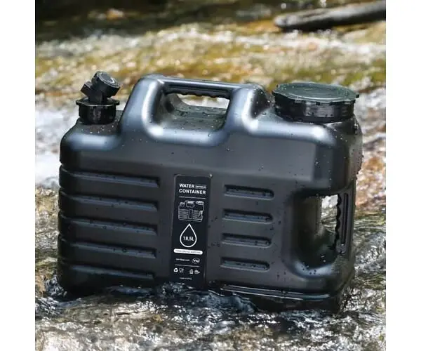 Бутель Каністра 18,5 л для води з краном та ручкою, чорний, ViO PET-TB 18.5L - фото 3