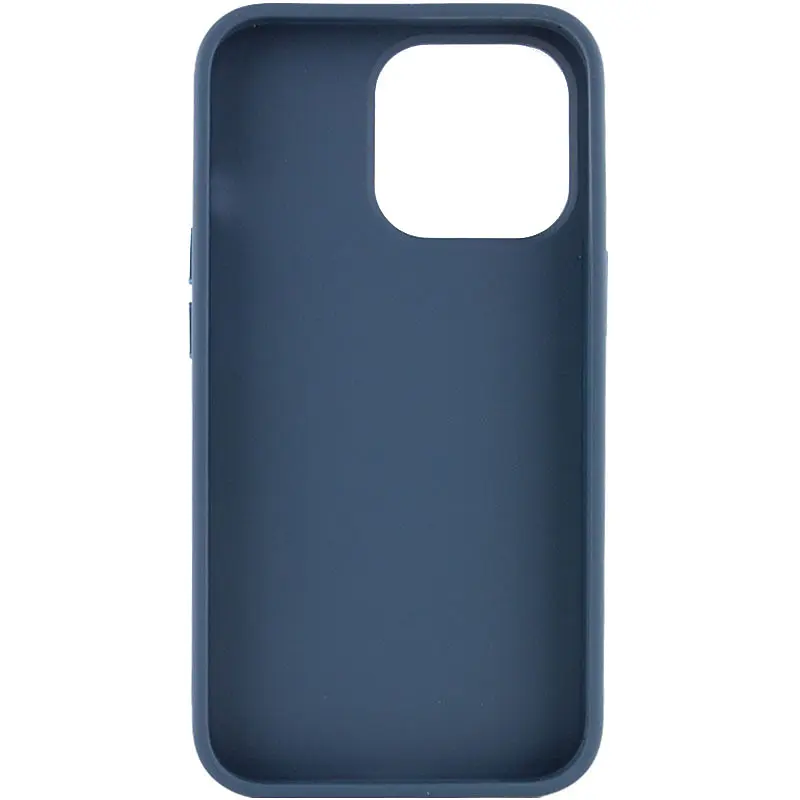 TPU чохол Bonbon Metal Style для Apple iPhone 14 Pro Max (6.7) Синій / Denim Blue - фото 3