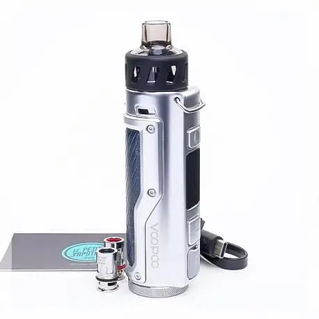 Под-система электронная сигарета VooPoo Argus Pro Pod Kit 3000 mAh 4.5 ml Petrol Green and Silver (sn1494) - фото 3